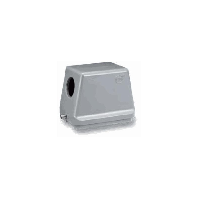 Capot 48B, Aluminium moulé sous pression, Alliage de zinc moulé, IP65, Sortie horizontale, M40